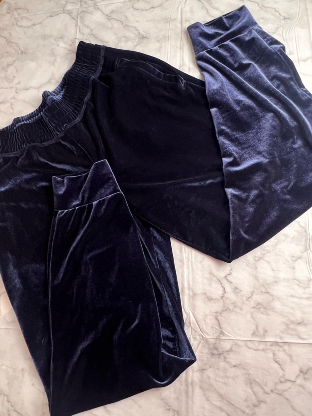 Velvet Navy Fabletics Athleisure Jogger Pant Minimalist Lounge Sweatpant Chic S